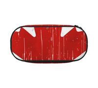 KCGSDEGV Canada Flag Prints Pencil Case Stationery Organizer Pen Pouch Bag Makeup Bag for Travel School Work