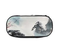 KCGSDEGV Chinese Landscape Painting Prints Pencil Case Stationery Organizer Pen Pouch Bag Makeup Bag for Travel School Work