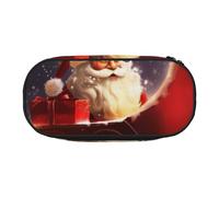 KCGSDEGV Christmas Magic Prints Pencil Case Stationery Organizer Pen Pouch Bag Makeup Bag for Travel School Work