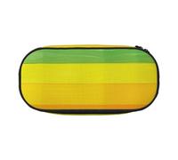 KCGSDEGV Colorful Rainbow Stripe Prints Pencil Case Stationery Organizer Pen Pouch Bag Makeup Bag for Travel School Work