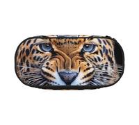 KCGSDEGV Cute Leopard Prints Pencil Case Stationery Organizer Pen Pouch Bag Makeup Bag for Travel School Work