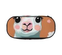 KCGSDEGV Cute Llama Prints Pencil Case Stationery Organizer Pen Pouch Bag Makeup Bag for Travel School Work