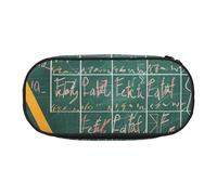 KCGSDEGV Formulas Shapes Theory Math Lesson Word Prints Pencil Case Stationery Organizer Pen Pouch Bag Makeup Bag for Travel School Work