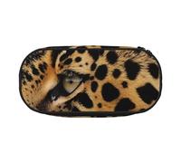 KCGSDEGV Leopard Animal Print Prints Pencil Case Stationery Organizer Pen Pouch Bag Makeup Bag for Travel School Work