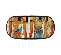 KCGSDEGV Women in Ancient Egypt Prints Pencil Case Stationery Organizer Pen Pouch Bag Makeup Bag for Travel School Work