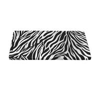 KCGSDEGV Zebra Print Printed Tablecloth 4FT Rectangular Table Cloth Waterproof Fabric Washable Table Cover for Kitchen Dining Thanksgiving Christmas