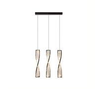 KCHSRKHXC 1, Crystal Chandelier LED Tricolor Dimmable Pendant Light Modern Home Decor Ceiling Hanging Lamp Indoor Bedroom Dining Table Living Room Suspended Light Fixture, Hanging Modern Chandelier