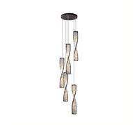 KCHSRKHXC 1, Crystal Chandelier LED Tricolor Dimmable Pendant Light Modern Home Decor Ceiling Hanging Lamp Indoor Bedroom Dining Table Living Room Suspended Light Fixture, Hanging Modern Chandelier