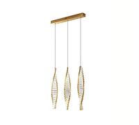 KCHSRKHXC 1, Crystal Chandelier LED Tricolor Dimmable Pendant Light Modern Home Decor Ceiling Hanging Lamp Indoor Bedroom Dining Table Living Room Suspended Light Fixture, Hanging Modern Chandelier