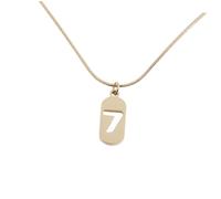 KCHSRKHXC 1Pc Elegant Golden Collarbone Chain Necklace with Number 7 for Women Stylish Clavicle Chain