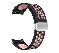KCHSRKHXC 20mm Silicone Strap for Galaxy Watch 6 Classic 43 47mm 5Pro 45mm Breathe No Gaps Buckle Watch 7 6 5 4 40mm 44mm Watchbands