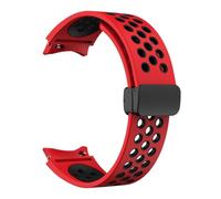 KCHSRKHXC 20mm Silicone Strap for Galaxy Watch 6 Classic 43 47mm 5Pro 45mm Breathe No Gaps Buckle Watch 7 6 5 4 40mm 44mm Watchbands