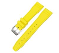 KCHSRKHXC 22mm Soft FluororubberWatchbands For IWC Portofino Natural Rubber 21mm 20mm Watch Strap