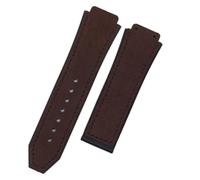 KCHSRKHXC 25mm*19mm Quality Watch Band Rubber Leather Strap Compatible With WatchBand 22mm Folding Buckle Accessories
