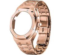 KCHSRKHXC 5rd/4rd All Stainless Steel Watch Bezel Strap Replacement Accessories，For GA2100/GA2110 Men's Women Watches Modification Upgrade With Tool
