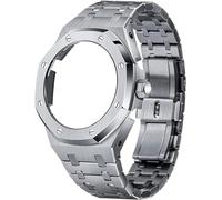 KCHSRKHXC 5rd/4rd All Stainless Steel Watch Bezel Strap Replacement Accessories，For GA2100/GA2110 Men's Women Watches Modification Upgrade With Tool