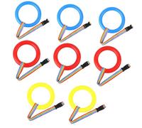 KCHSRKHXC 8pcs Safety Walking Rope with Comfortable Handles for Preschool Daycare Leash Prevents Escape and Lost Spacious Design for Group Control Random Color