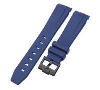 KCHSRKHXC Camouflage Strap for Omega for suitable for Swatch Moonsuitable for Swatch Curved End Silicone Rubber Bracelet Men Women Sport Watch Band Accessorie 20mm