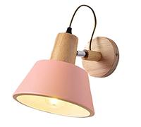 KCHSRKHXC E27 Screw Wall Lamp, Colorful Sconce Lighting, Nordic Bedroom Bedside Mounted Light Fixtures, Interior Creative Lanterns, for Living Room Corridor Café Stairs