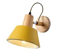 KCHSRKHXC E27 Screw Wall Lamp, Colorful Sconce Lighting, Nordic Bedroom Bedside Mounted Light Fixtures, Interior Creative Lanterns, for Living Room Corridor Café Stairs