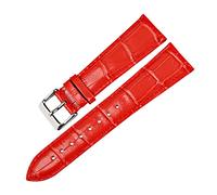 KCHSRKHXC Fashion Watchbands Genuine Leather Watch Strap 12mm-22mm for Women Watch Band for Watch Bracelet(White-Dinosaur Doodle4,12mm)