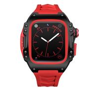 KCHSRKHXC For Band 44mm 45mm Titanium Alloy Protective Case For iWatch S9 8 7 6 5 4 Modified Watch Strap