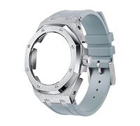 KCHSRKHXC GA2100 5rd Model Home Oak Metal Bezel Silicone Strap Simple In-one Watch Bands For GA2100/2110 Accessories