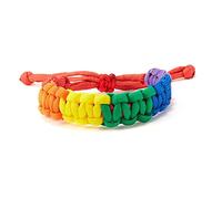 KCHSRKHXC Gays Lesbians Rainbow Pride Wristband Woven Adjustable Friendship Jewelry Style1,Simple and Cool Japanese