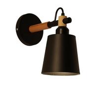 KCHSRKHXC Indoor Small Wall Lamp, Minimalist Background Lights, Nordic Living Room Mounted Light Fixtures, Bedside Corridor Lighting with Wood Decoration for Bedroom Stud