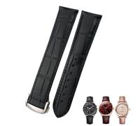KCHSRKHXC Leather Watchbands 18mm 19mm 20mm 21mm 22mm,For Omega watch band Black Blue Brown Watch Strap