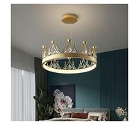 KCHSRKHXC LED Modern Chandelier Lamp, Led Pendant Lights Crown - Design Crystal Hanging Lamp Compatible with Living Room Kids Bedroom Kitchen Lighting Moderne,Modern LED Chandelier,k9