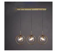 KCHSRKHXC LED Modern Chandelier Lamp, Living Room Restaurant Decoration Design Modern Pendant Lights Gold Glass Hanging Lamp Lustre Lighting Fixture Compatible with Bedroom Adjustable Chandeliers
