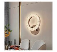 KCHSRKHXC Multi-Style LED Wall Lamp Modern Luxury Indoor Home Bedroom Bedsides Living Room Background Aisle Restaurant Acrylic Wall Lamp