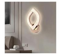 KCHSRKHXC Multi-Style LED Wall Lamp Modern Luxury Indoor Home Bedroom Bedsides Living Room Background Aisle Restaurant Acrylic Wall Lamp