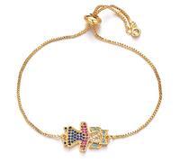 KCHSRKHXC multicolor cubic zirconia figure knot girl charm gift home jewelry fashion charm women girl's