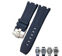 KCHSRKHXC Natural Resin Fluorine Rubber 28mm Watchband Replacement For Audemars Royal Oak Piguet Offshore AP Watch Strap