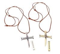 KCHSRKHXC necklace Anime Dracule Mihawk Necklaces Metal Keychains Pendants Cosplay Accessories Figure Ioys Gift jewelry