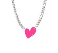 KCHSRKHXC necklace Black Rose Heart Female Temperament Collarbone Chain Korean Version Student Adjustable Jewelry