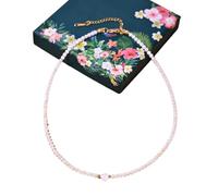 KCHSRKHXC necklace Elegant Heart Shaped Freshwater Shells Jewelry Accessory for Women Ladies Handmade Steel