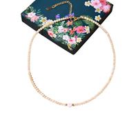 KCHSRKHXC necklace Elegant Heart Shaped Freshwater Shells Jewelry Accessory for Women Ladies Handmade Steel
