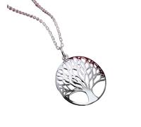 KCHSRKHXC necklace For Trendy 2025 Jewelry 18 Inches Charm Round Tree Pendant Women Wedding Accessories Creative Gift