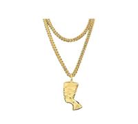 KCHSRKHXC New 2025 18K Gold Plated Pendant with 100Cm Long Chain Copper Animal Pattern Necklace for Women Men Fashion Jewelry for Party Daily Wear Fashion Accessories Creative Gift