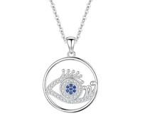 KCHSRKHXC New 2025 925 Sterling Silver Love Necklace Zircon Greek Charms For Women Men Pendant Jewelry Making With For You