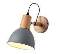 KCHSRKHXC Nordic Wall Lamp, Bedroom Bedside Sconce Lighting, Interior Mounted Light Fixtures, Creative E26 Screw Lamps, Study Reading for Corridor Living Room