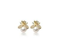 KCHSRKHXC Personalized Earrings,Earrings, Women's Synthetic Pearl Earrings with Diamonds and Shell Beads Earrings