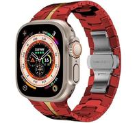 KCHSRKHXC Premium Stainless Steel Metal Watch Strap,For 49mm 44mm 45mm,For Iron Man Bracelet Metal Buckle Band Compatible with Iwatch Ultra 8 7 SE 6 41/40/38/42mm