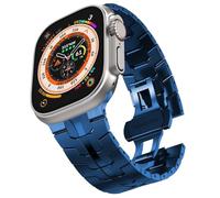 KCHSRKHXC Stainless Steel Band for Ultra 2 Band 49mm 45mm 44mm 42mm, Metal Strap with Folding Clasp for Series 9 8 7 6 5 4 3 2 1 Ultra/Ultra 2 Men