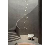KCHSRKHXC Vines Chandelier Villa Staircase Ceiling Hanging Chandelier Lights Pendant Lamp Duplex Apartment Art Decor Lights,Crystal Flush Mount