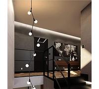 KCHSRKHXC Vines Chandelier Villa Staircase Ceiling Hanging Chandelier Lights Pendant Lamp Duplex Apartment Art Decor Lights,Crystal Flush Mount
