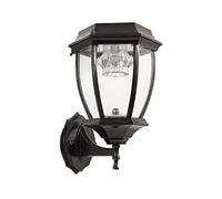 KCHSRKHXC Wall Lamp Lighting Mounted Light Led Solar Waterproof Outdoor Glass Lights Retro Indsutrial Metal Aluminum Lamps Garden Villa Home Street Door Decorative Sconce Reading Light-Large
